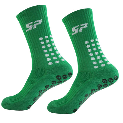 1 Pair SP anti Slip Sports Socks Grip Socks Football Yoga Socks