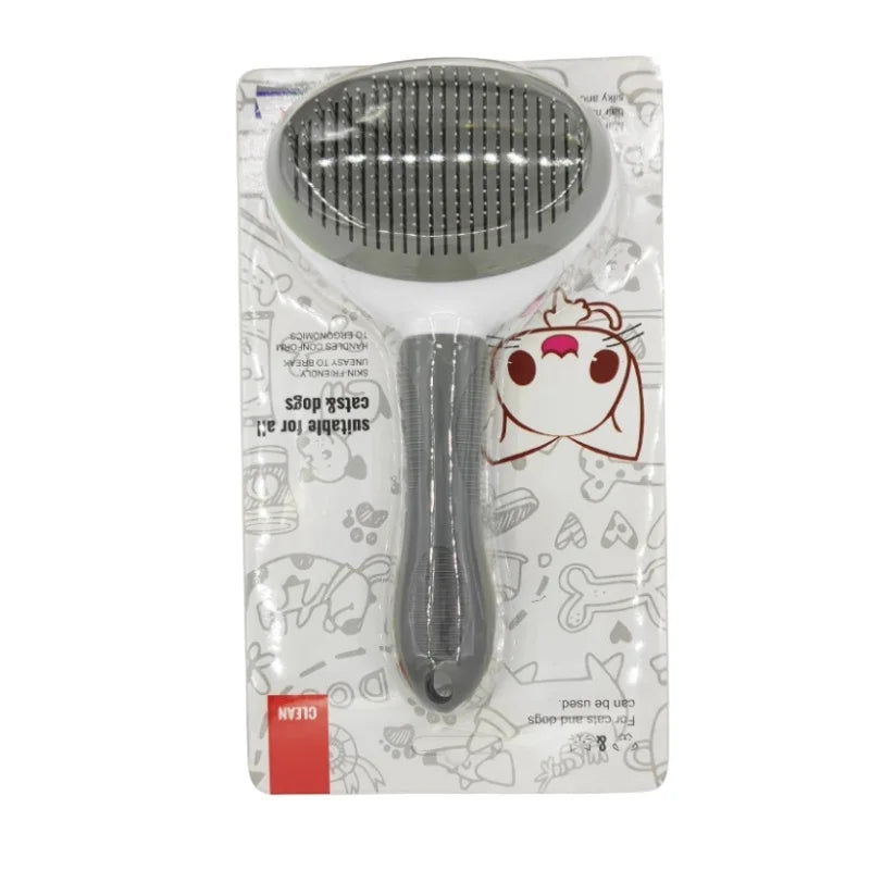 Self-Cleaning Pet Hair Remove Comb Cat Slicker Brush Pet Hair Removal Comb for Cats Grooming Brushes Dog Combs Cat Accessories