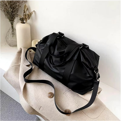 Unisex Nylon Woman Travel Bags Large Handbag Carry on Fitness Weekend Bag Ladies Multifunction Duffle Bag for Men XA733WB