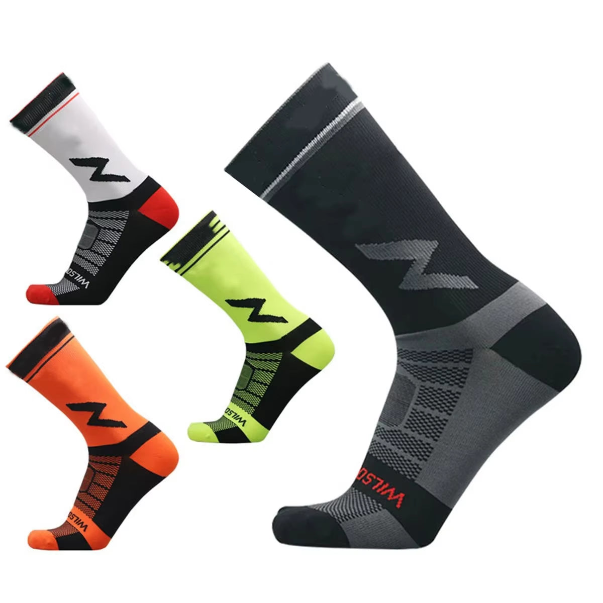 1 Pair of Outdoor Running Training Cycling Socks, Outdoor Sports Marathon Socks, Football Socks, Basketball Socks