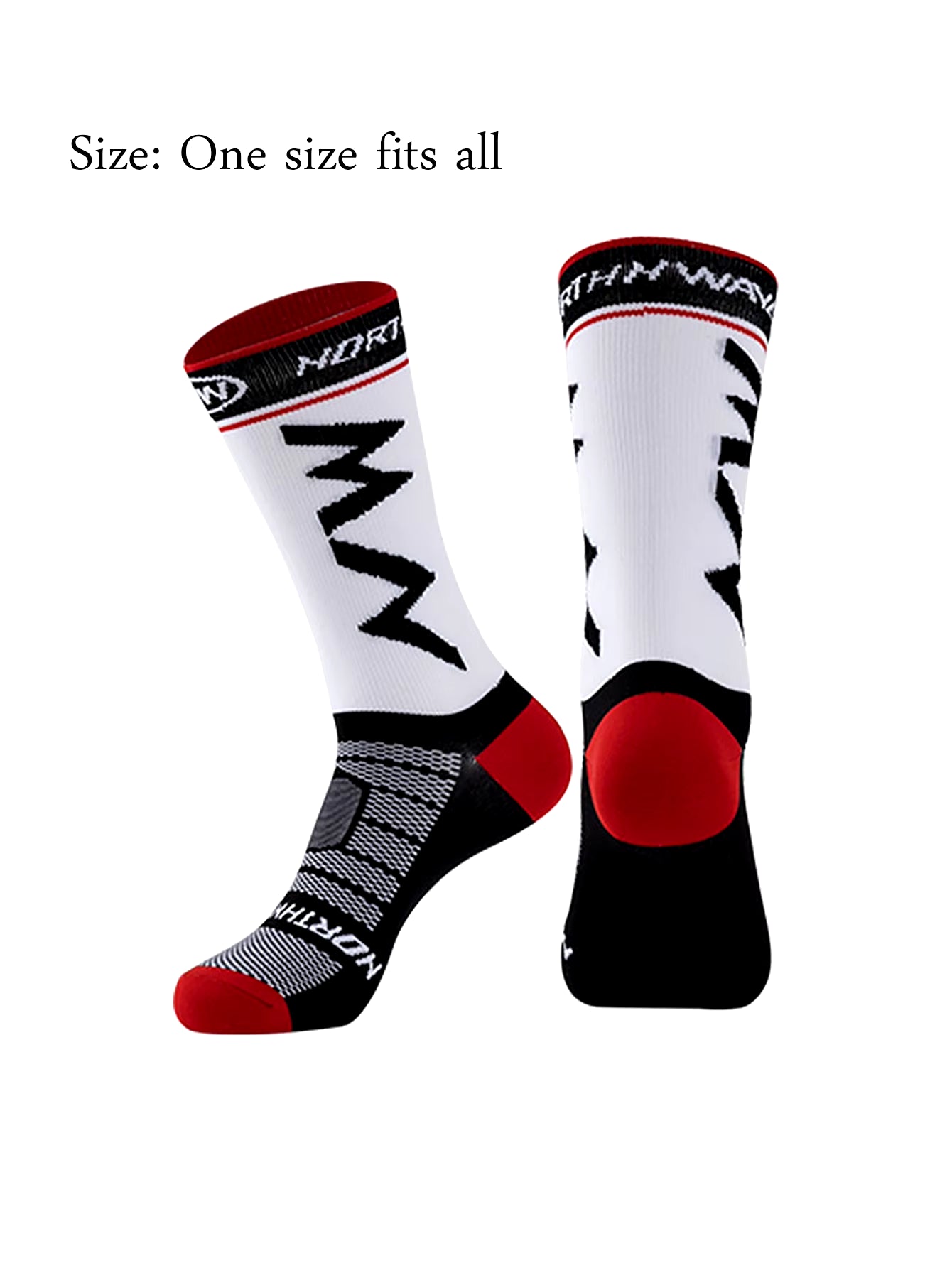 1 Pair of Outdoor Running Training Cycling Socks, Outdoor Sports Marathon Socks, Football Socks, Basketball Socks