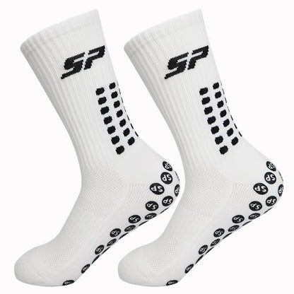 1 Pair SP anti Slip Sports Socks Grip Socks Football Yoga Socks