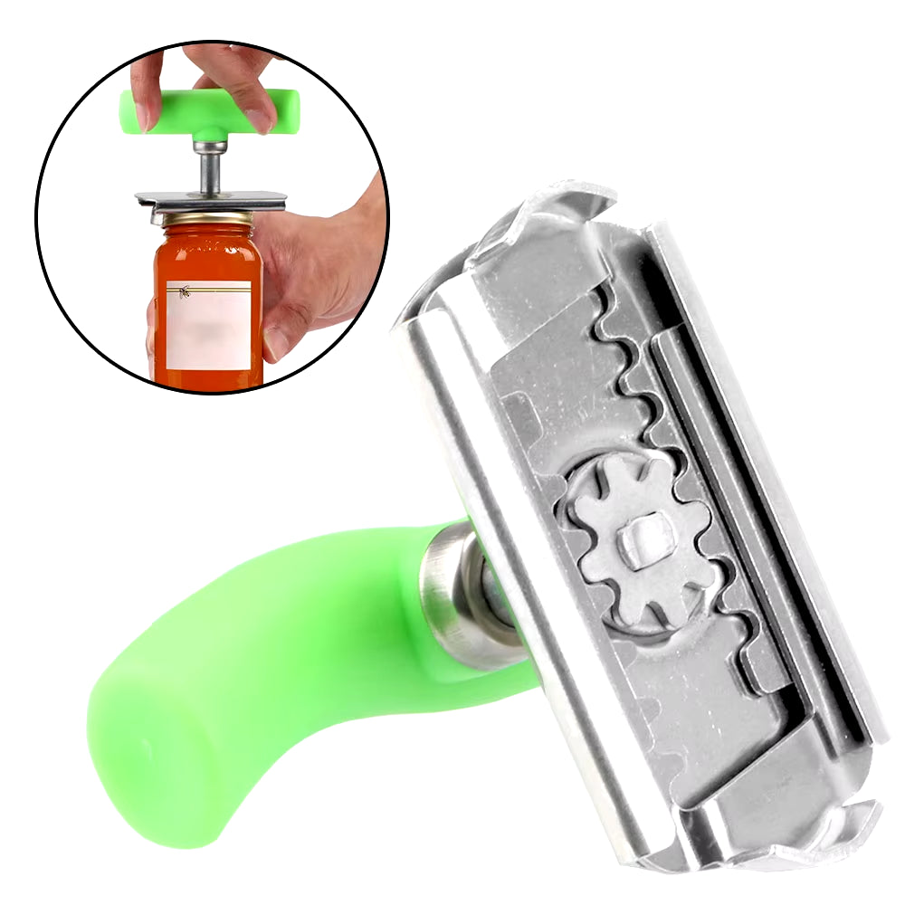 1-4 Inches Lid Unscrew Tool Twist off Adjustable Can Bottle Jar Opener Kitchen Tools Multi-Function Device Stainless Steel