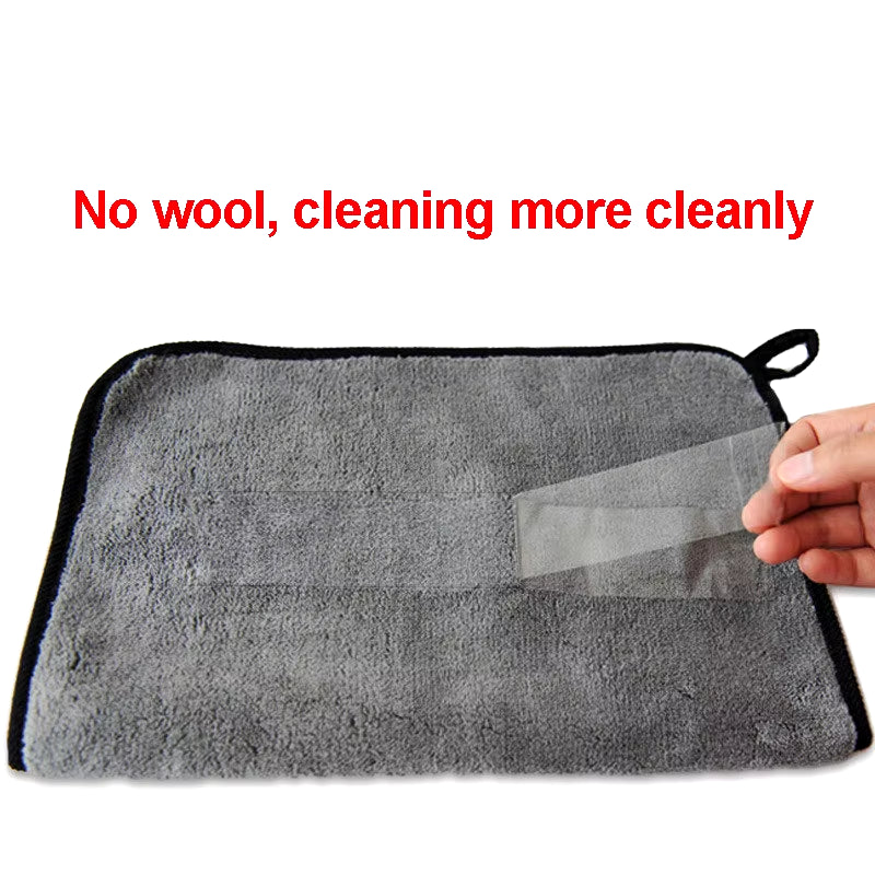 Microfiber Auto Wash Towel Car Cleaning Drying Cloth Hemming Car Care Cloth Detailing Car Wash Towel 30X30/40/60Cm