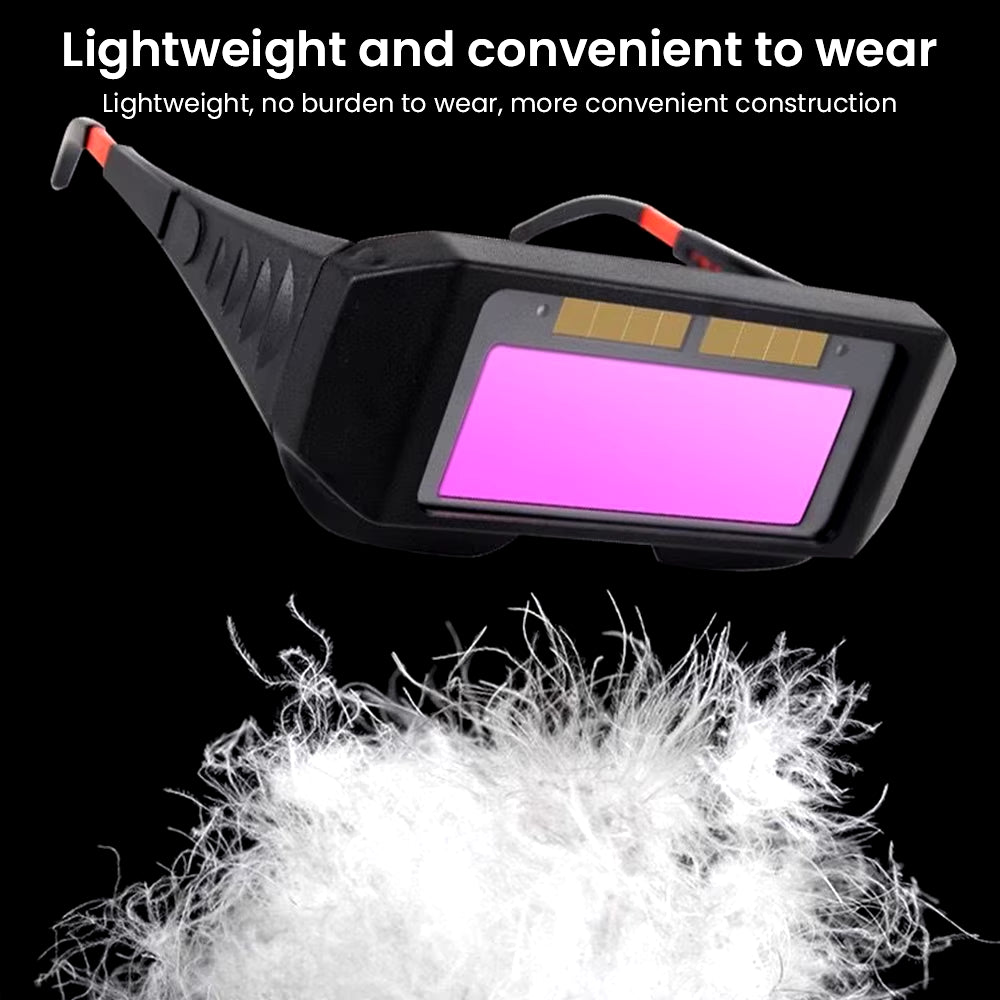 Automatic Dimming Electric Welding Glasses, Mask and Goggles, Two Protection Welding, Argon Arc Welding, Ultraviolet