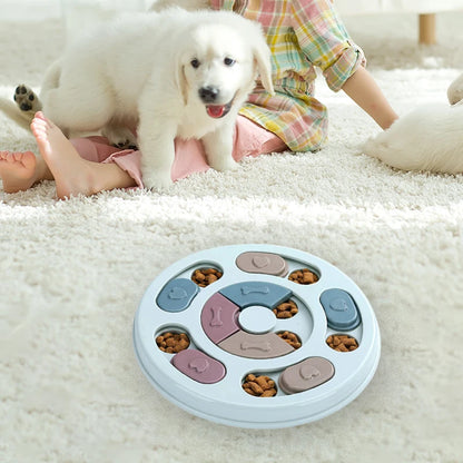 Pet Feeder Dog Educational Toys Increase Puppy Intellectual Food Dispenser Interactive Educational Feeding Toys