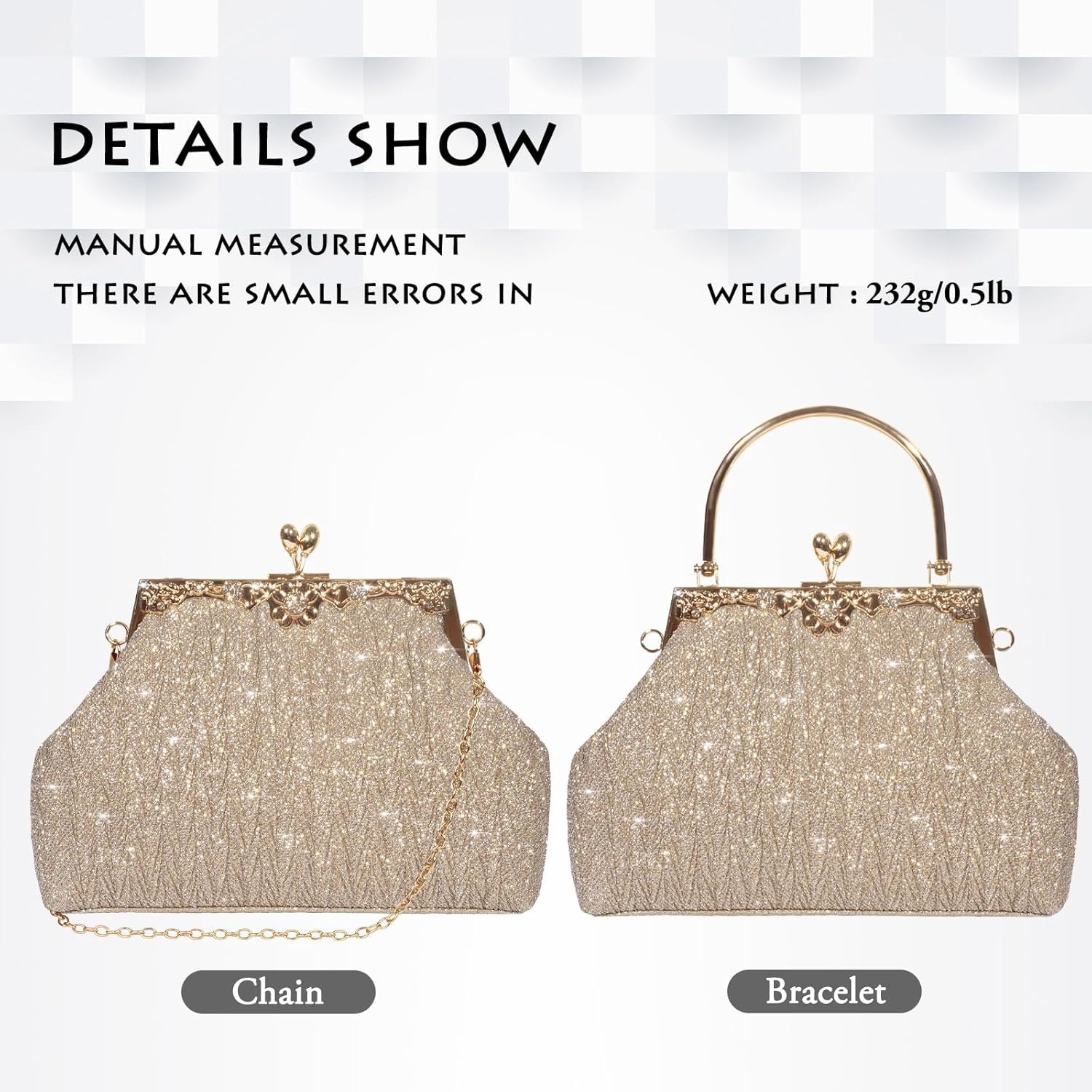 Clutch Purses for Women Evening Bags Rhinestone Bag for Wedding Prom Party