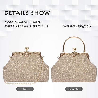 Clutch Purses for Women Evening Bags Rhinestone Bag for Wedding Prom Party