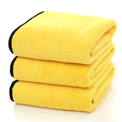 Microfiber Auto Wash Towel Car Cleaning Drying Cloth Hemming Car Care Cloth Detailing Car Wash Towel 30X30/40/60Cm