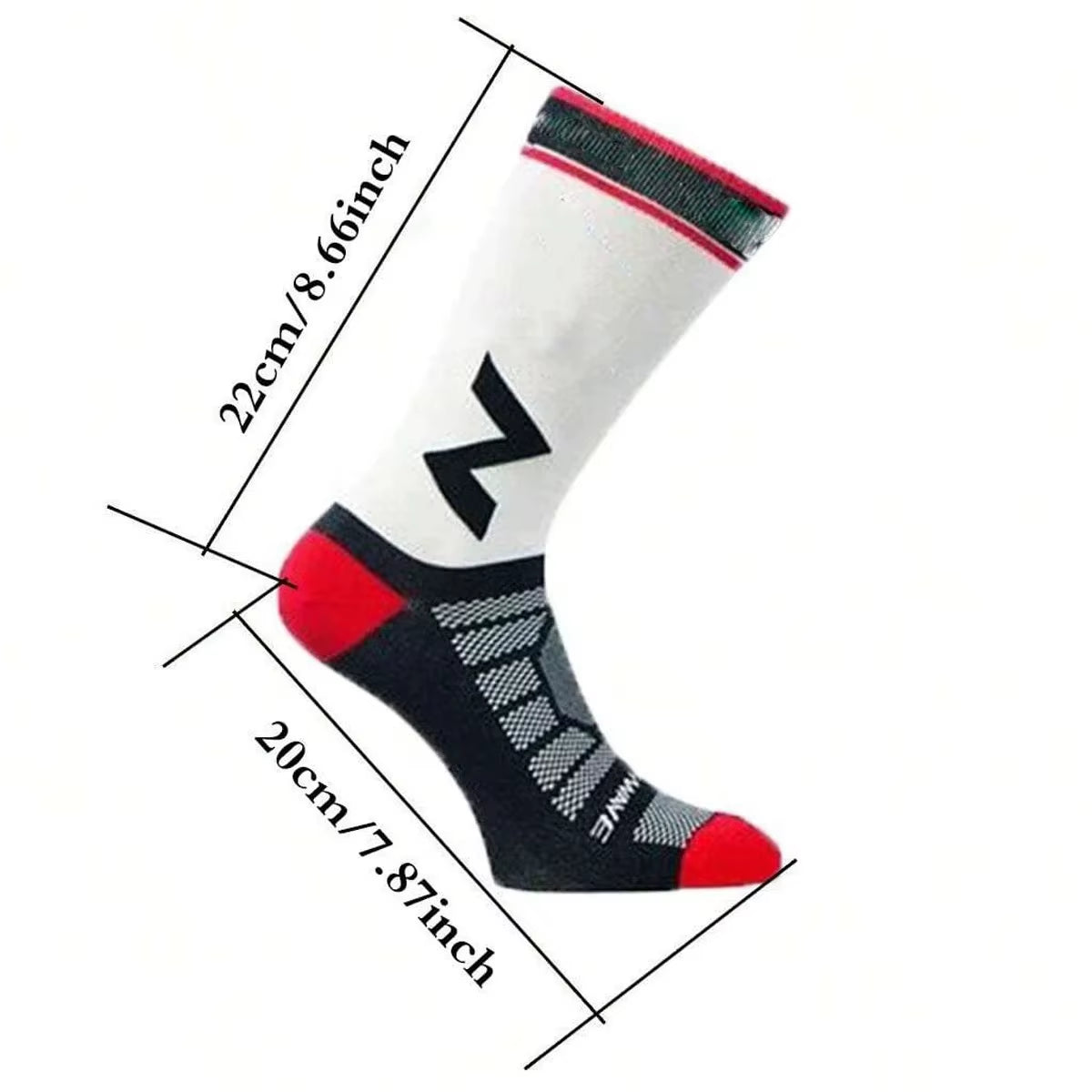 1 Pair of Outdoor Running Training Cycling Socks, Outdoor Sports Marathon Socks, Football Socks, Basketball Socks