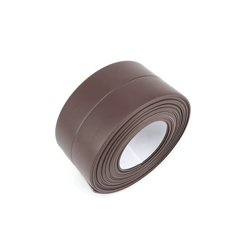 Bathroom Sealing Tape Self-Adhesive Oil-Proof Kitchen Sink Caulk Seal Strip PVC Waterproof Shower Wall Sticker for Toilet Corner