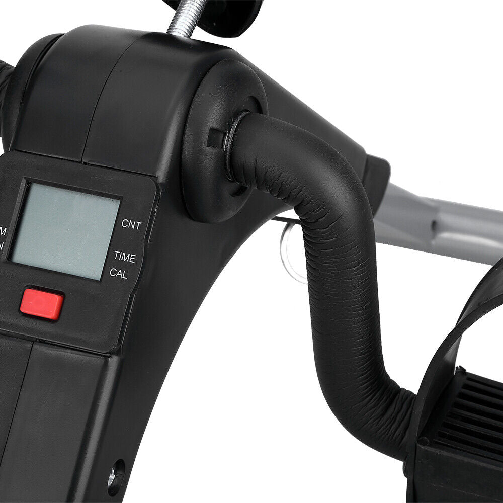 LCD Klappbar Fitnessbike Arm Und Beintrainer Pedaltrainer Mini Heimtrainer Uten