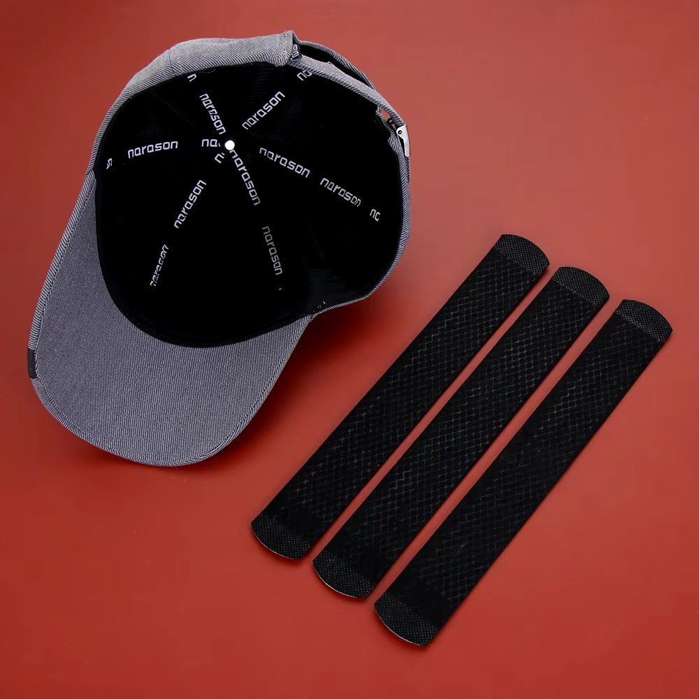 10Pcs Disposable Hat anti Sweat Pads Invisible Anti-Dirty Sweat Baseball Cap Absorbing Sweat Stickers Strip Cap Stick Liner Pads