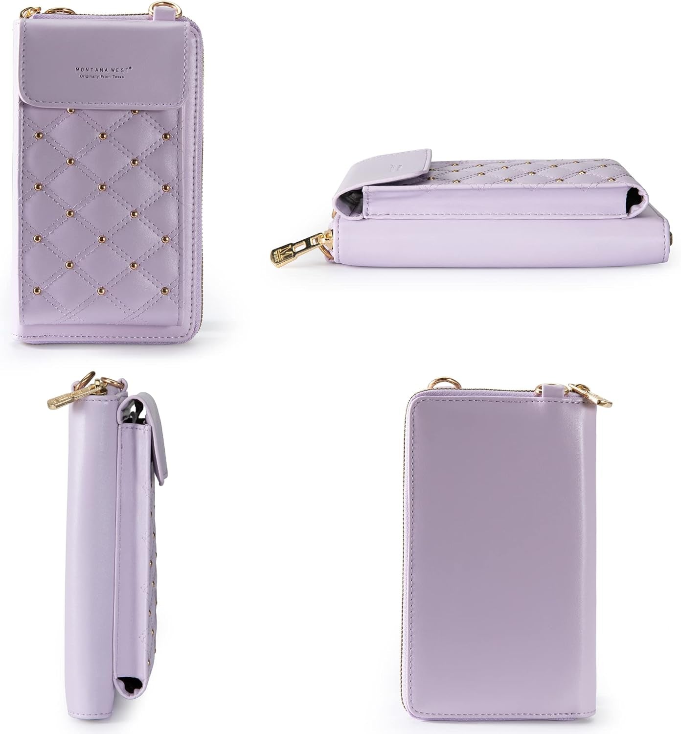 Small Crossbody Cell Phone Purse for Women RFID Blocking Cellphone Wallet