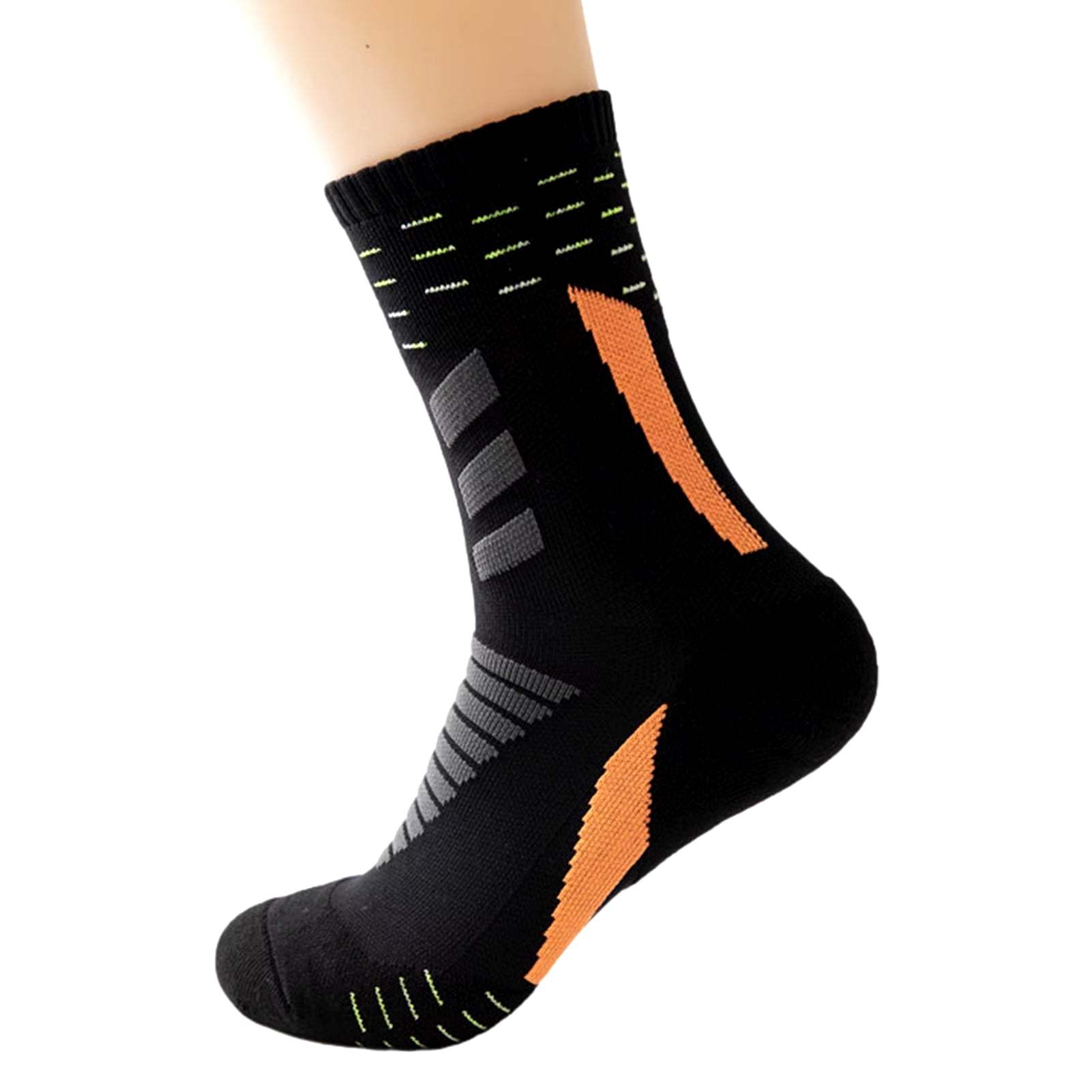 Men Cycling Socks Outdoor Breathable Anti-Friction Sport Sock Nylon Basketball Socks Marathon Stocking Summer Running Socks