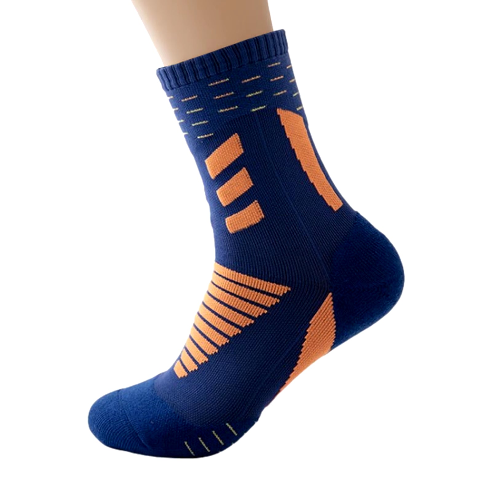 Men Cycling Socks Outdoor Breathable Anti-Friction Sport Sock Nylon Basketball Socks Marathon Stocking Summer Running Socks