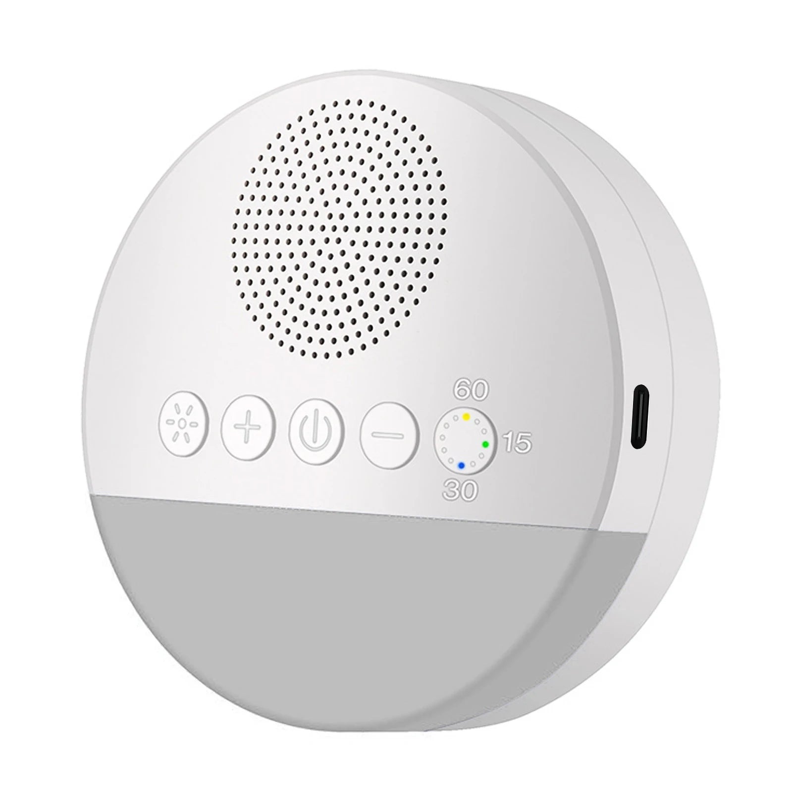 White Noise Sleep Machine Built-In 6 Soothing Sound Soft Breath Light 15/30/60 Intelligent Timing Sleep Machine of All Ages