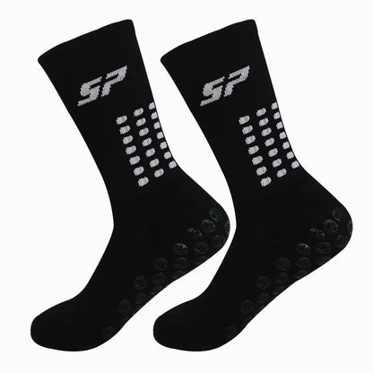 1 Pair SP anti Slip Sports Socks Grip Socks Football Yoga Socks