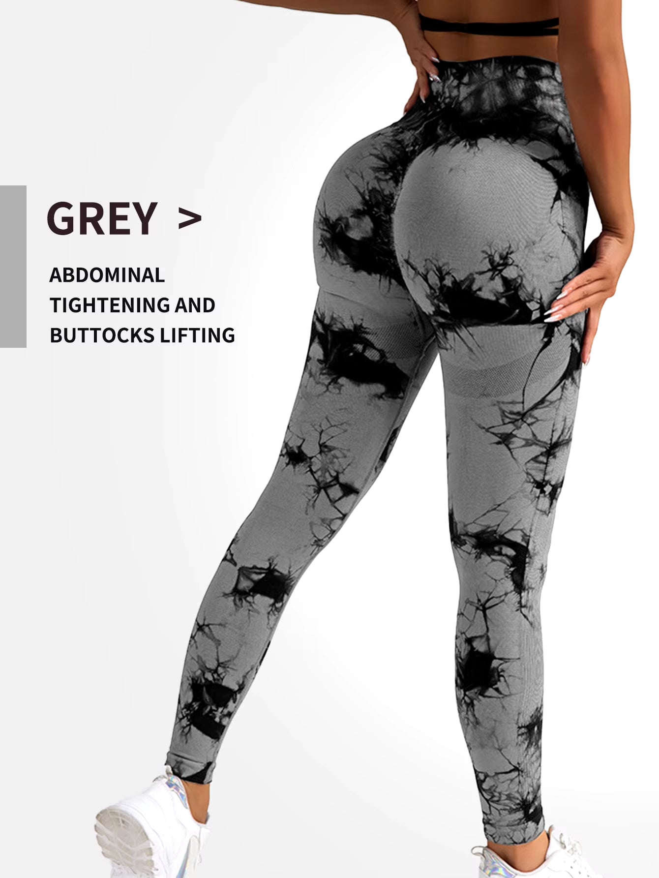 New Tie Dye Yoga Pants Sport Leggings Women Seamless High Waist Push up Woman Tights Fitness Workout Leggins Gym Clothing