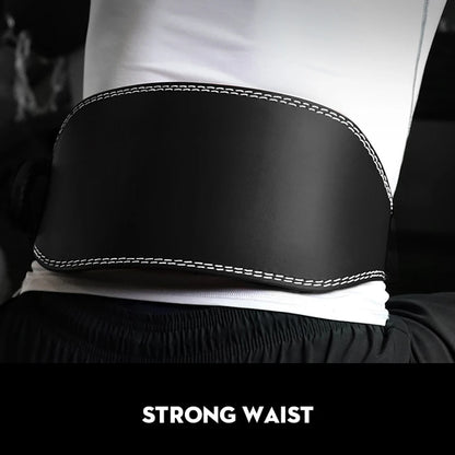 Leather Weightlifting Belt Gym Fitness Crossifit Dumbbell Barbell Powerlifting Back Support Power Training Weight Lifting Belt