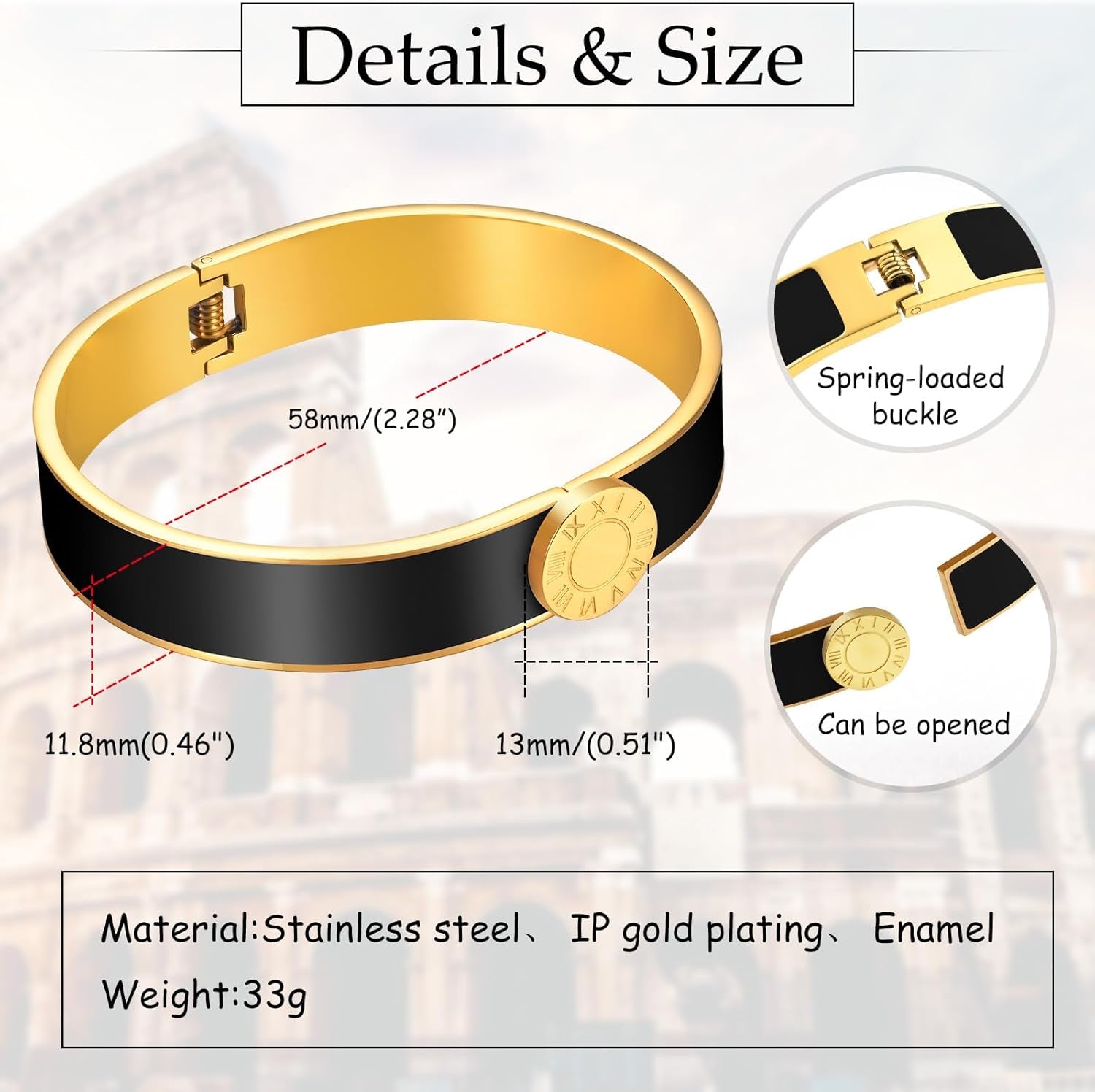 Gold Bracelets for Women - 14K Gold Plated Love Bangle Roman Numerals Friendship Bracelet Trendy Jewelry,Gold Bangles Mothers Valentines Day Birthday Gifts for Her Friend Sister Mom from Son Daughter