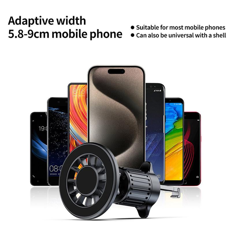 Magnet Phone Holder for Car, Car Dashboard / Front Windshield / Air Vent Phone Holder Magnetic Stand Mount Cradle Universal Fits for Iphone 16 15 14 13 12 11 Pro Max plus Samsung Galaxy Smartphone Accessories