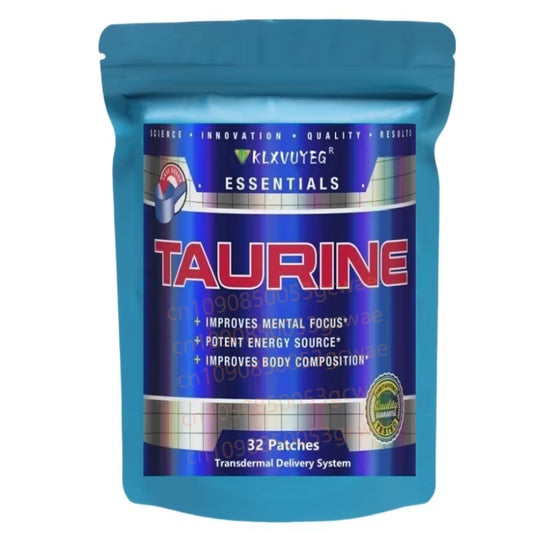 Taurine + Creatine Monohydrate Transdermal Patches, Muscle Strength, Focus, Memory - Best Creatine for Muscle Growth