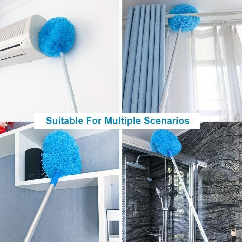 Ceiling Fan Cleaner Duster, Dust Removal Brush, Household Items Removable & Washable Microfiber Ceiling & Fan Duster, Summer Essentials, Halloween Gifts, Fall Decor