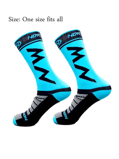 1 Pair of Outdoor Running Training Cycling Socks, Outdoor Sports Marathon Socks, Football Socks, Basketball Socks